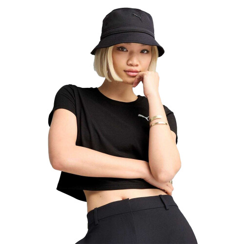 Puma (L, Black) Puma Essential Logo Bucket Hat 2