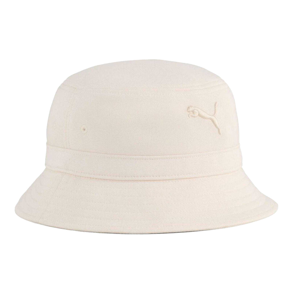 Puma (L, White) Essential Logo Bucket Hat