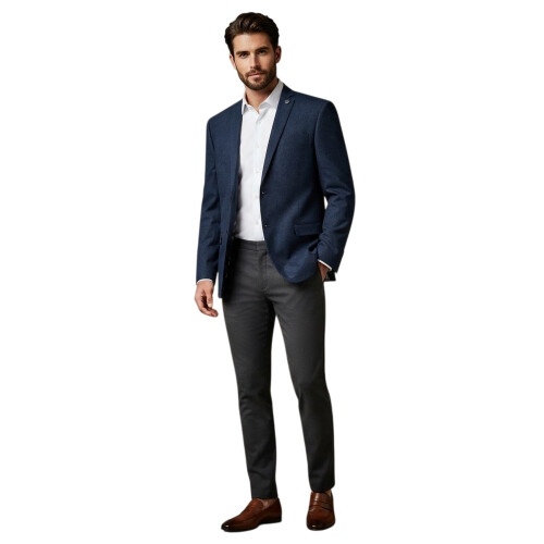Ted Baker (40 in, Navy) Ted Baker Mens Flecked Suit Jacket 2
