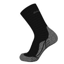 (10.5 UK-12 UK, Black/Grey) Salomon Unisex Adult Ultra Access Boot Socks (Pack of 2)