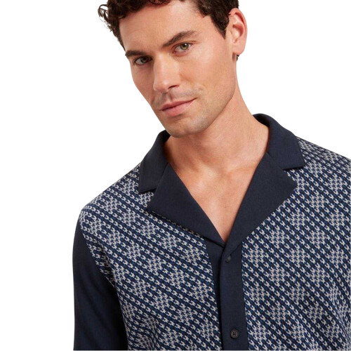 Ted Baker (L, Navy) Ted Baker Mens Danlibe Argyle Shirt 2