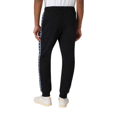 Champion (M, Black) Champion Mens Jersey Taped Joggers 1