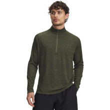 (XS, Green) Under Armour Mens Tech Textured Half Zip Top