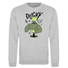 (XL, Grey) Disney Unisex Adult Duck Sweatshirt