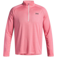 (XXL, Pink) Under Armour Mens Tech Textured Half Zip Top