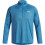 Under Armour (S, Blue/White) Under Armour Mens Tech Textured Half Zip Top 1