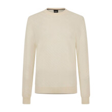 (XL, White) Boss Mens Knitted Regular Top