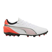 (10.5 UK, Puma White) Puma Mens King Match MG Firm Ground Football Boots