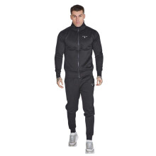 (XL, Black) SikSilk Mens Essential Athletic Jacket