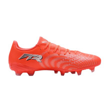 (9 UK, Red/Silver) Puma Mens Future Firm Ground Football Boots