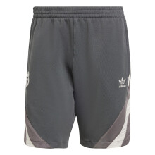 (S, Dark Grey) Adidas Mens Real Madrid CF Shorts