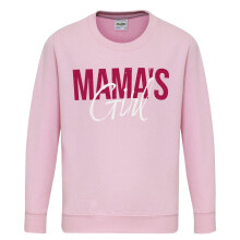 (7-8 Years, Pink) AWD Girls Mama's Girl Mothers Day Sweatshirt