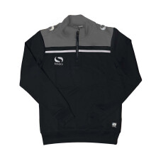(7-8 Years, Black/Charcoal) Sondico Childrens/Kids Colour Block Sweatshirt