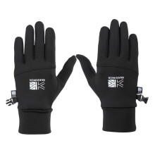(L-XL, Black) Karrimor Childrens/Kids Logo Thermal Gloves
