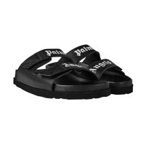 (3.5 UK Child, Black) Palm Angels Childrens/Kids Beach Flat Slides