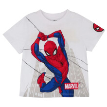 (5-6 Years, White) Spider-Man Childrens/Kids T-Shirt