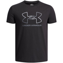 (9-10 Years, Black) Under Armour Childrens/Kids Foundation Regular Short-Sleeved T-Shirt