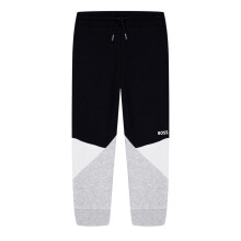 (9 months, Black) Boss Childrens/Kids Colour Block Regular Joggers