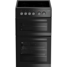 Beko 50cm Electric Cooker - Black KDVC563AK