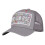 (One Size, Grey/Red) Christian Rose Li Plate Trucker Cap 1
