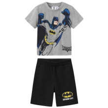 (5-6 Years, Black/Yellow) Batman Baby T-Shirt & Shorts Set