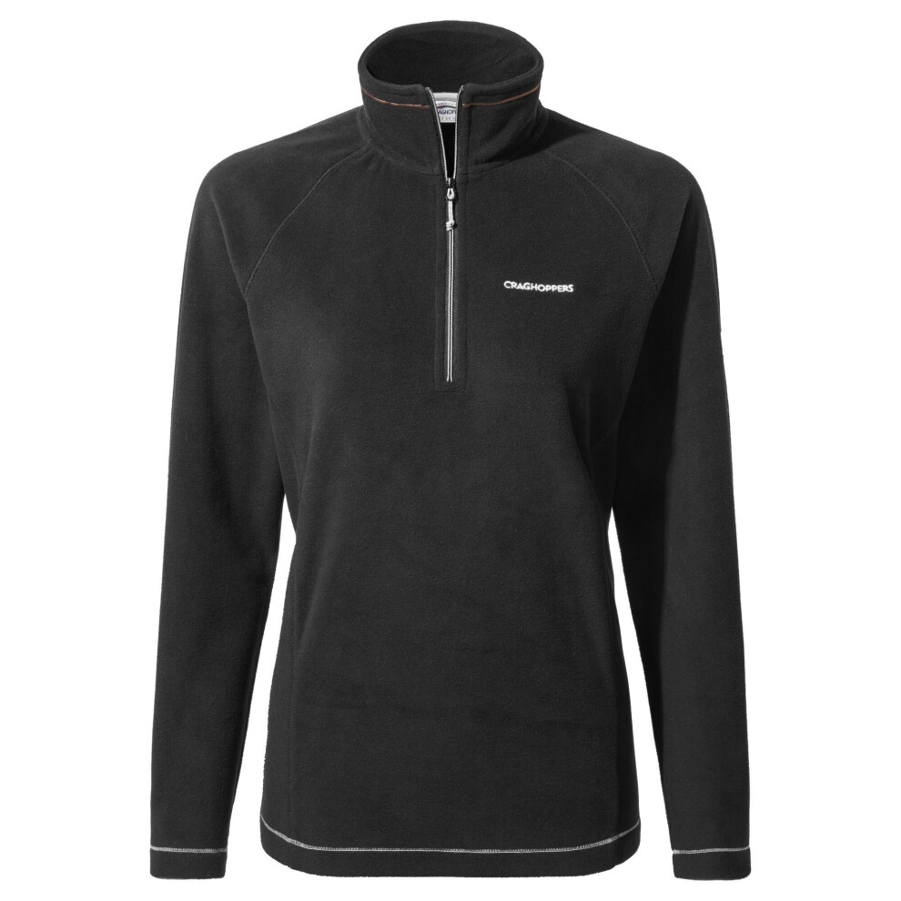 Craghoppers (22 Uk, Black) Womens/Ladies Miska Vi Half Zip Fleece