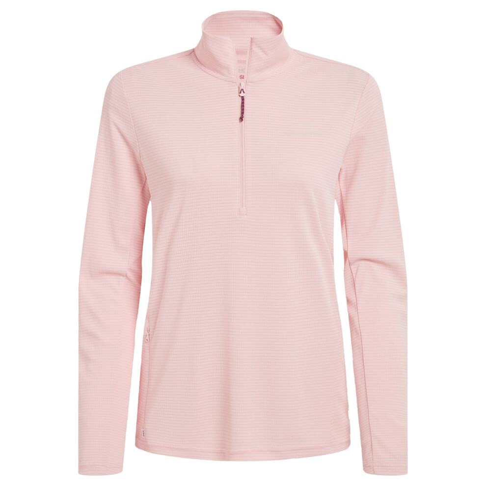 Craghoppers (18 Uk, Sherbet) Womens/Ladies Nosilife Half Zip Top