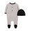 (9 months, Off White) Boss Baby Jumpsuit Set 2