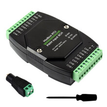 Modulo Industriale PWM A 8 Canali RS485, Protocollo Modbus RTU, Uscita A Impulsi per Montaggio su Guida DIN per Controllo Industriale.