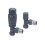 NES Home Designer Angled Radiator Valves - Anthracite 4