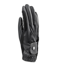 (M, Black) Aubrion Childrens/Kids Stadium Synthetic Leather Riding Gloves