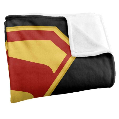 Superman Superman 2025 Logo Polyester Soft Touch Blanket 2