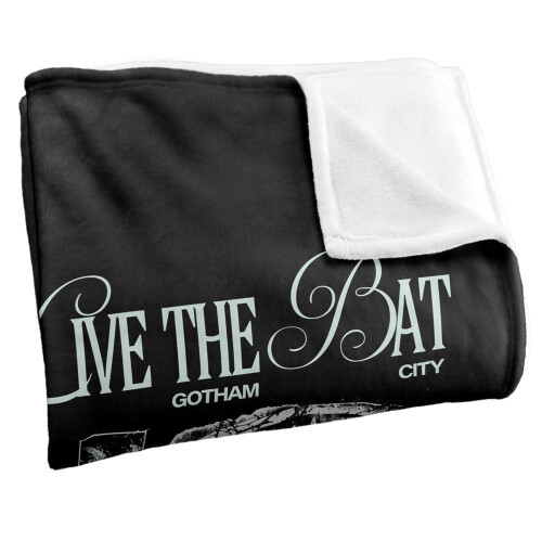 Batman Batman Grunge Soft Touch Logo Blanket 2