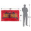 Batman (152cm x 127cm, Red) Batman Logo Supersoft Blanket 4