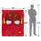 (147cm x 91cm, Red) Justice League The Flash Mask Soft Touch Blanket 4