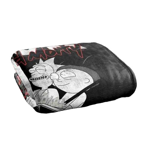 Rick And Morty Rick And Morty Manga Soft Touch Blanket 1