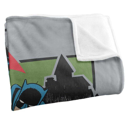 Batman (147cm x 91cm, Multicoloured) Batman Robin Kanji Cover Blanket 2