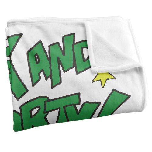 Rick And Morty (152cm x 127cm, Multicoloured) Rick And Morty Spaceship Soft Touch Blanket 2