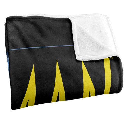 Batman (147cm x 91cm, Black/Blue) Batman Caped Crusader Shadow Blanket 2