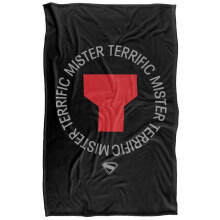 (147cm x 91cm, Multicoloured) Superman 2025 Mr Terrific Icon Soft Touch Blanket