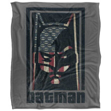 (152cm x 127cm, Multicoloured) Batman Batmanamerican Blanket