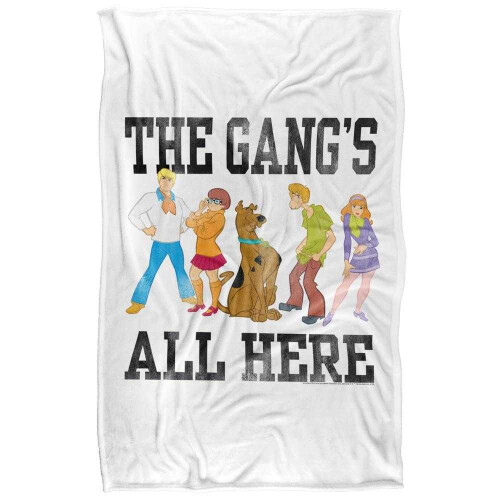 Scooby Doo (147cm x 91cm, Multicoloured) Scooby Doo The Gang's All Here Soft Touch Blanket