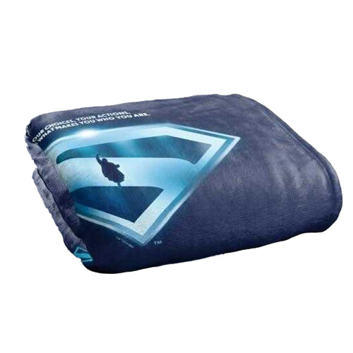 Superman (152cm x 127cm, Multicoloured) Superman 2025 Your Choices Shield Soft Touch Blanket 1