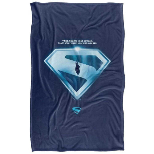 Superman (152cm x 127cm, Multicoloured) Superman 2025 Your Choices Shield Soft Touch Blanket