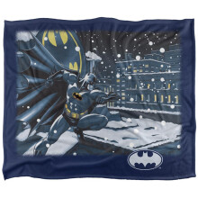 (127cm x 147cm, Multicoloured) Batman Silent Knight Soft Touch Christmas Blanket