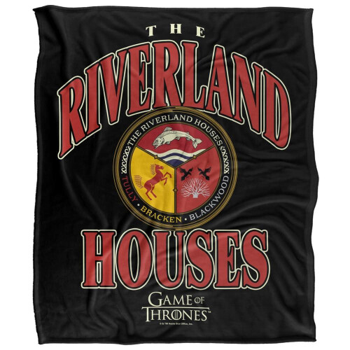 Game of Thrones Game Of Thrones Riverland Houses Varsity Blanket
