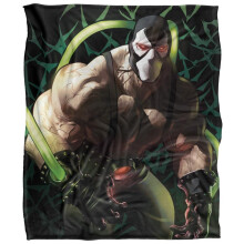 (152cm x 127cm, Multicoloured) Batman Bane Supersoft Blanket