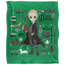 (152cm x 127cm, Multicoloured) Harry Potter Everything That Is Draco Malfoy Blanket