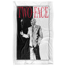 (152cm x 127cm, Multicoloured) Batman Two Face Soft Touch Blanket