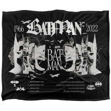 (91cm x 147cm, Multicoloured) Batman The Cowl Soft Touch Blanket